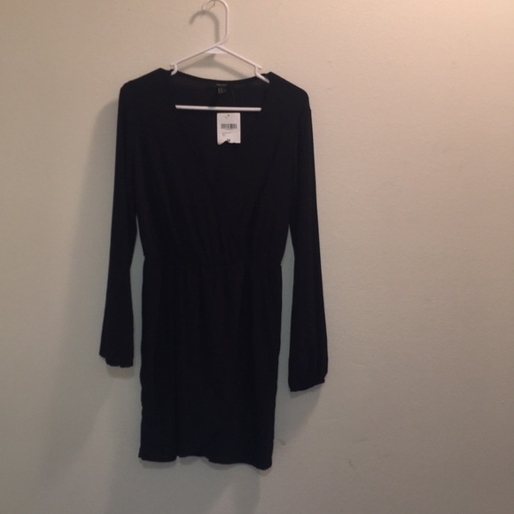 Navy blue wrap dress - Picture 1 of 4